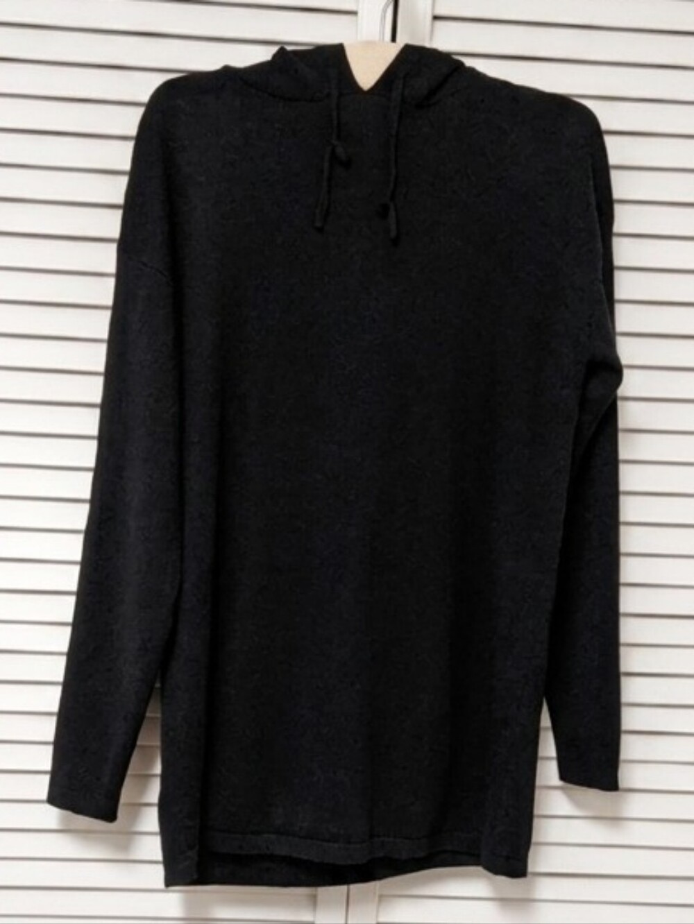 MaxMara Black Wool Hoodie